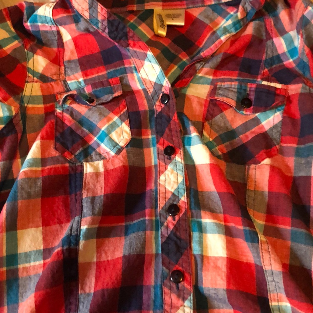 Pink Long Sleeve Passport Flannel - Picture 6 of 10